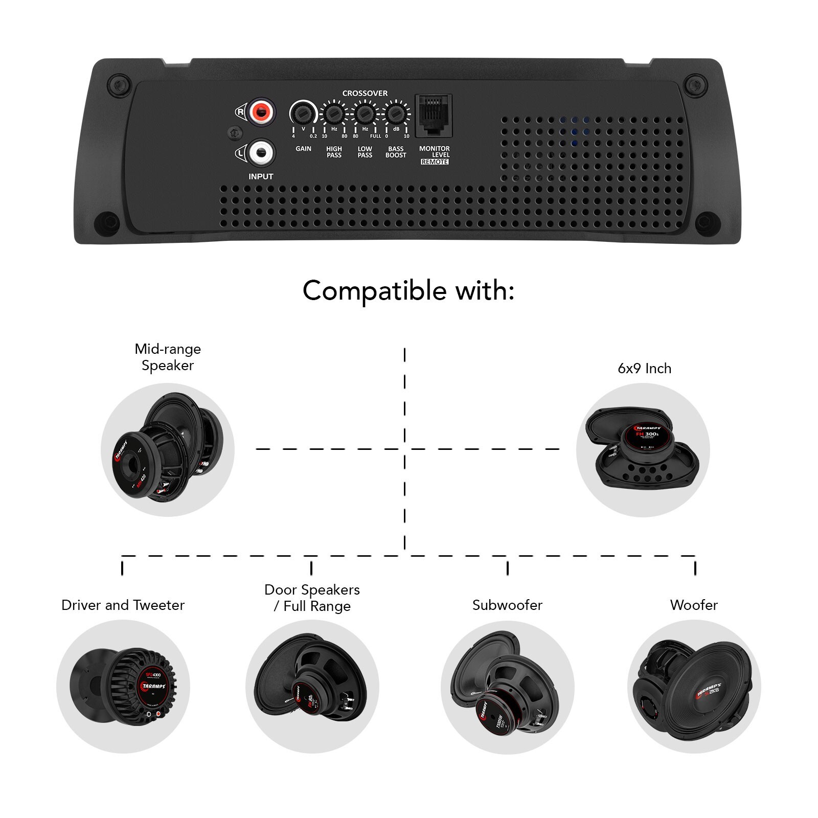 [US SELLER] Taramps HD 3000 1 Ohm 3000W RMS Full Range Car Amplifier