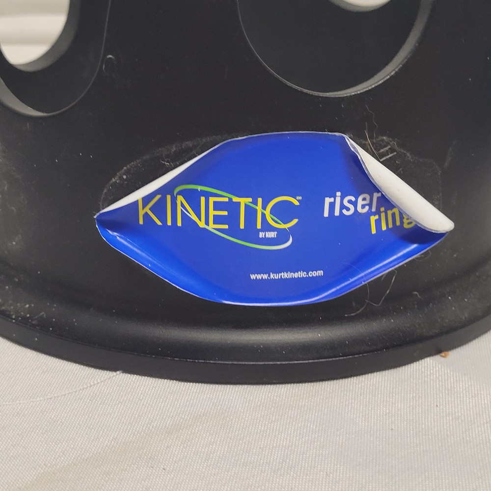 USED??? Kinetic by Kurt Turntable Riser Ring 4 Heights Black Preowned