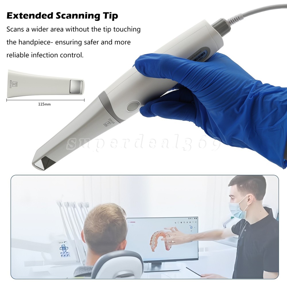 Dental Intra oral Scanner Remote sensing function AI Scanning Software+4 Tips S4