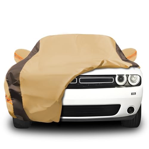 Car Cover Waterproof All Weather Compatible Compatible with Dodge challenger
