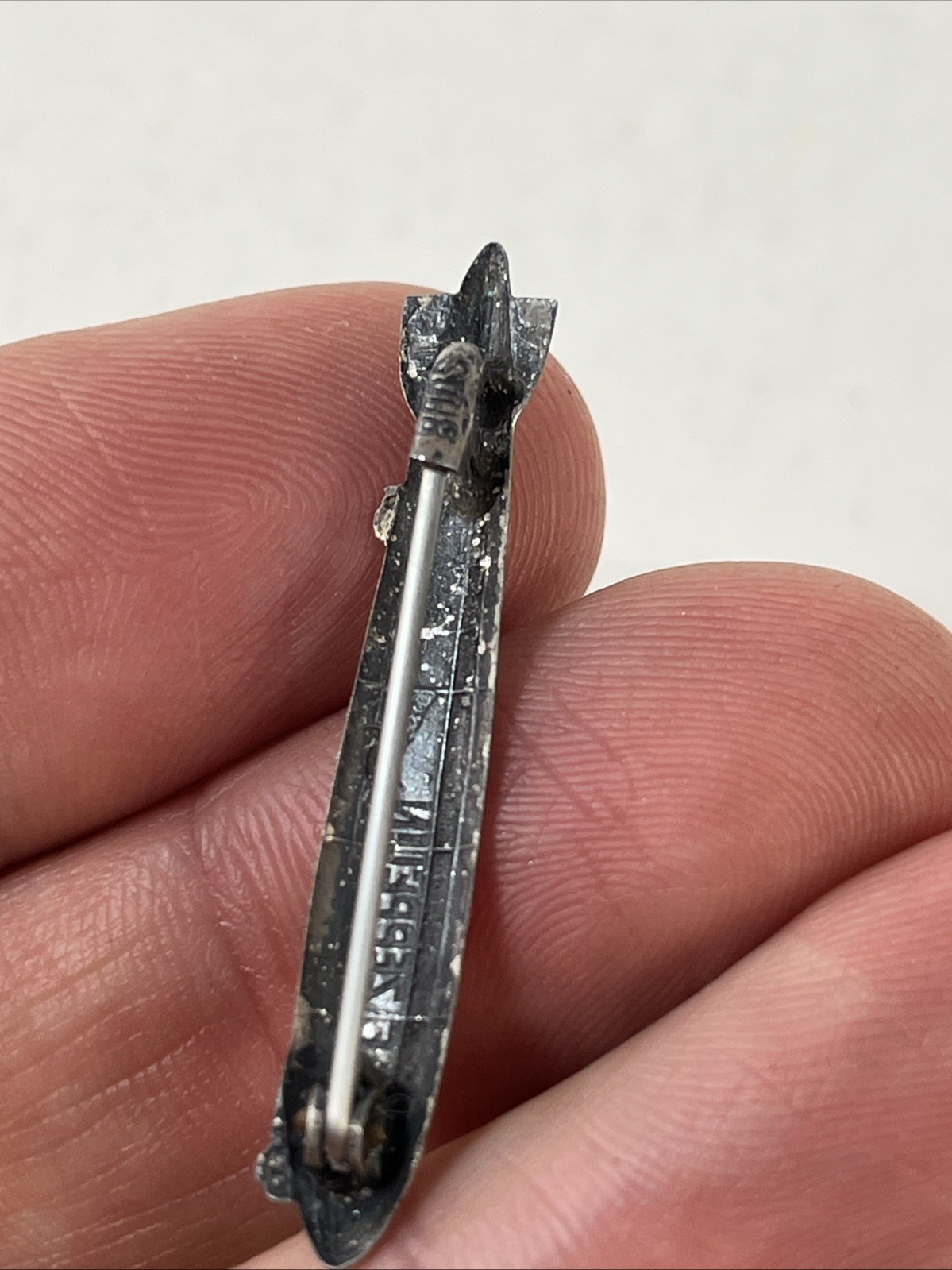 Graf Zeppelin Lapel Pin Vintage Some wear 1.5" long
