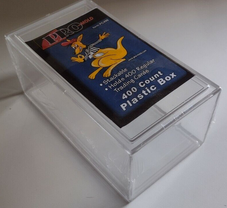 Pro MOLD 400ct Plastic Card Box Stackable NIP Small Figures Models USA