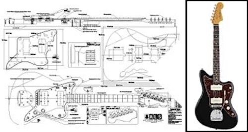 Jazzmaster-Style Electric Guitar Plan