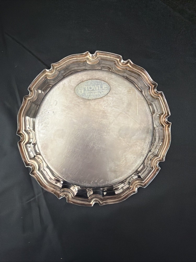 Towle Old Master E.P. 7049 Champaign/Wine Coaster, Silverplated