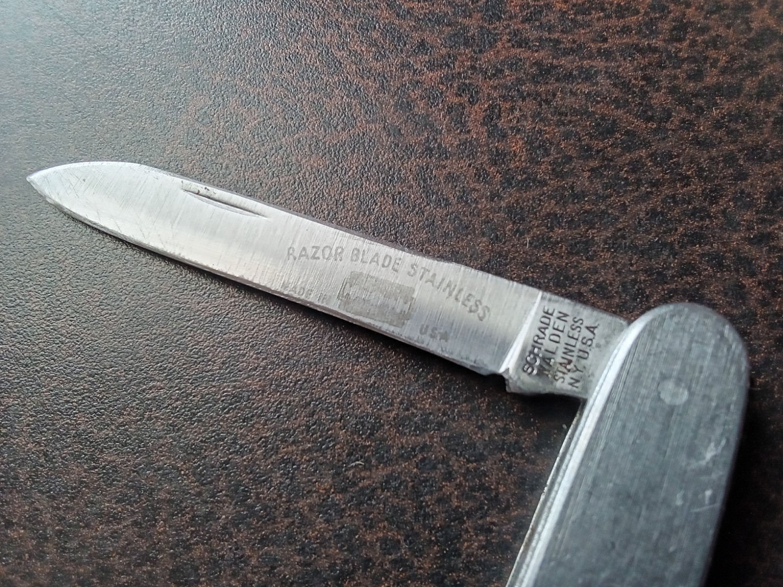 Vintage Schrade Walden NY USA 778 Gentleman's Pocket Knife Wilson Logo