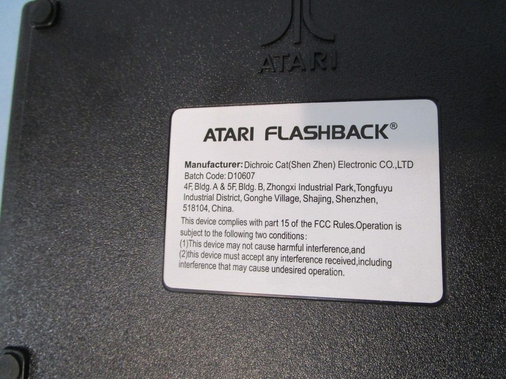 ATARI FLASHBACK classic game console COMPLETE & TESTED