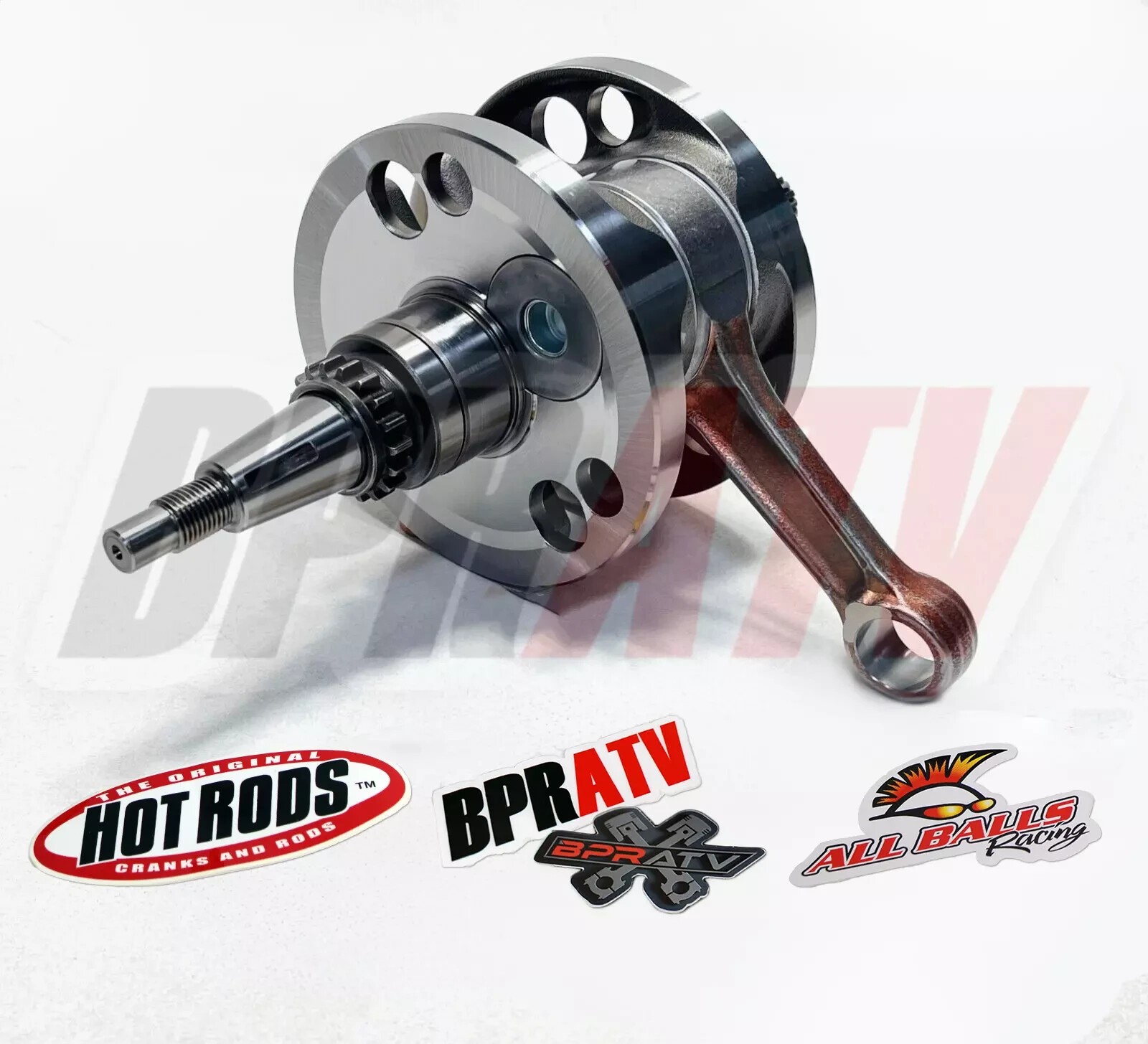 06-09 TRX 450R 450ER Stroker Crank +3 Hot Rods 4170 Crankshaft Assembly Bearings
