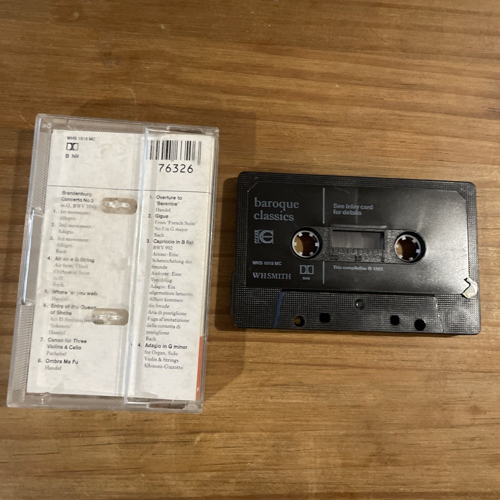 Baroque Classics Cassette Tape