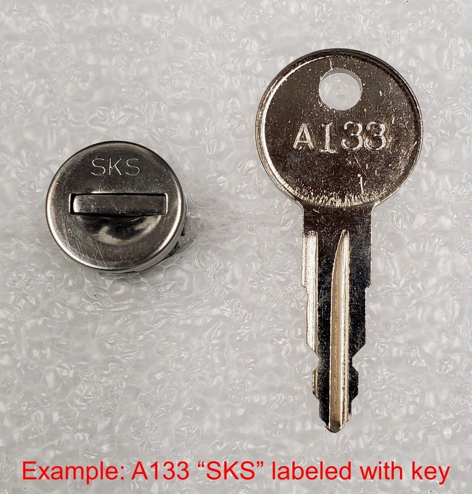 Yakima SKS OEM Lock Core A131 - A155, Sold Individually with Optional Key