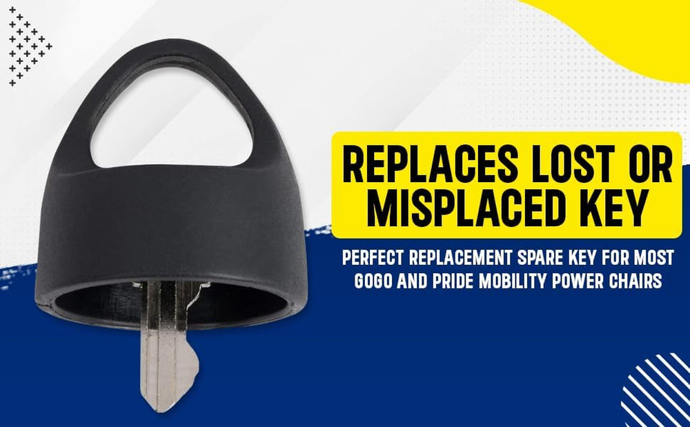 Pride Mobility Easy Pull Key - Universal Key for Pride, Victory & Go-Go Scooter