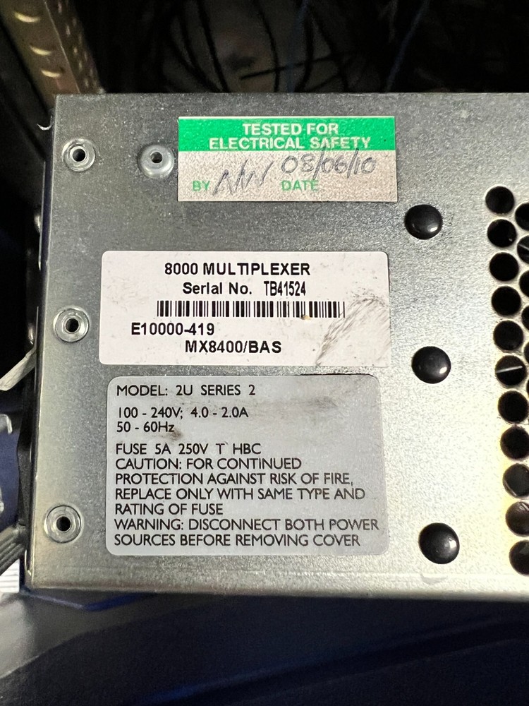 Tandberg MX8400 Multiplexer