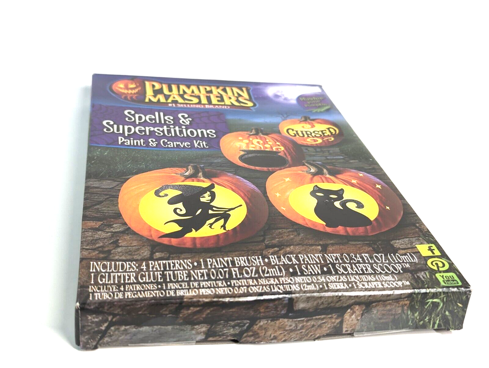 Pumpkin Masters Paint & Carve Kit "Spells & Superstitions"
