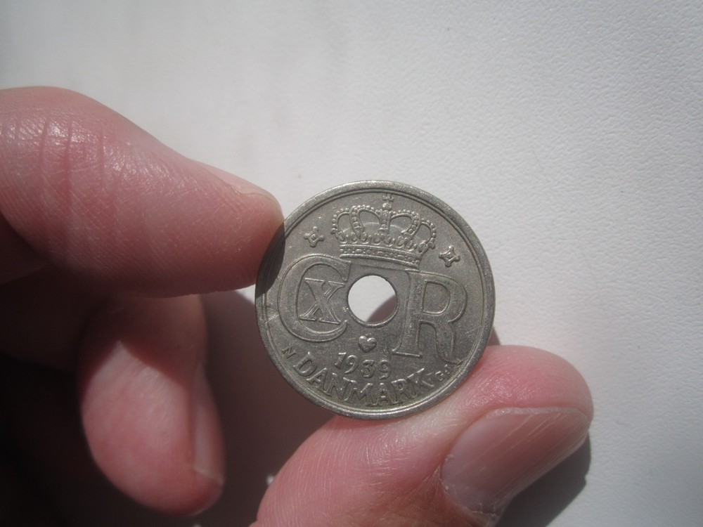 KEY DATE 1939 DENMARK 25 ORE