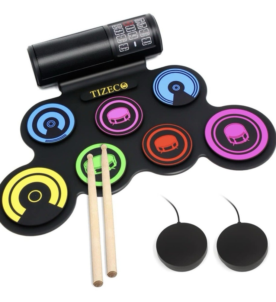 Tizeco Digital Drum W Two Built In Speakers