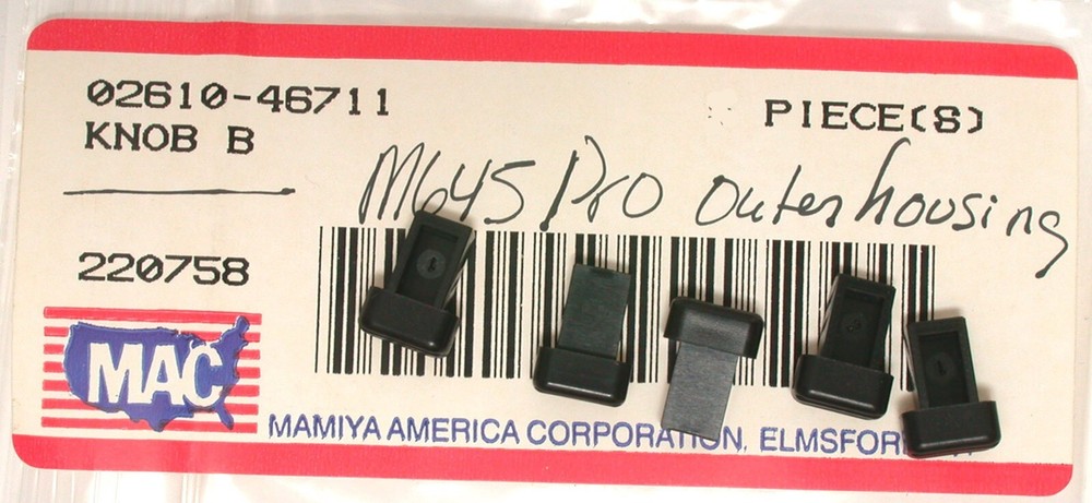 Mamiya M645 Pro Medium Format Camera Repair Parts Inventory