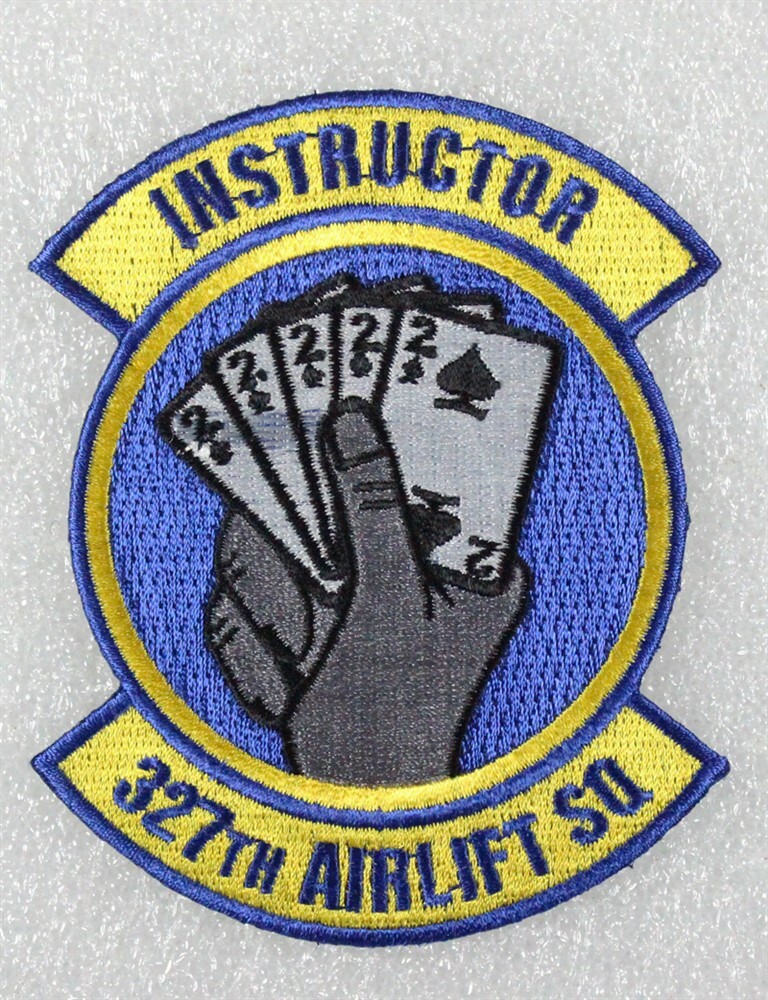 USAF Air Force Patch: 327th Airlift Squadron Instructor