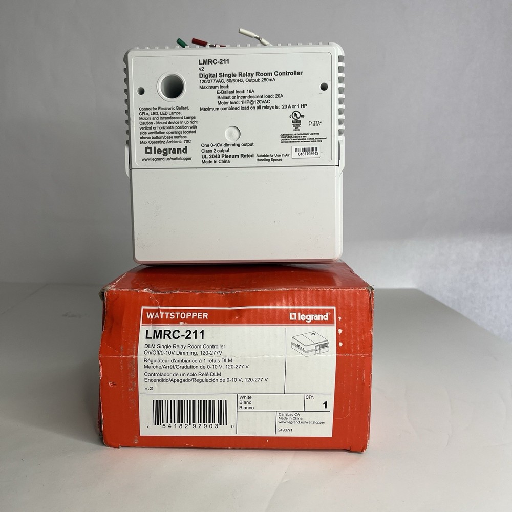 WATTSTOPER -LMRC-211   LEGRAND               DLM SINGLE RELAY ROOM CONTROLLER.