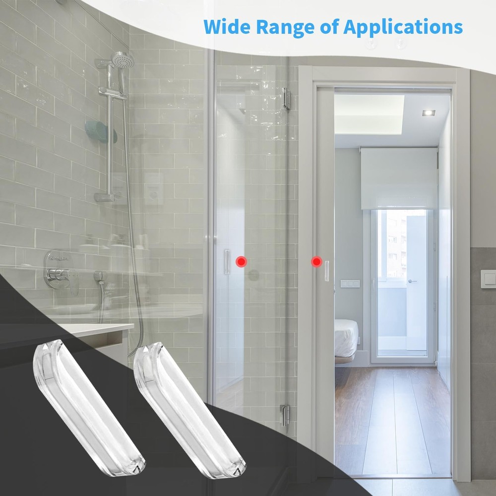 10 PCS Acrylic Pull Plastic Handles 30mm 1.2 Inch Mini Transparent Hardware