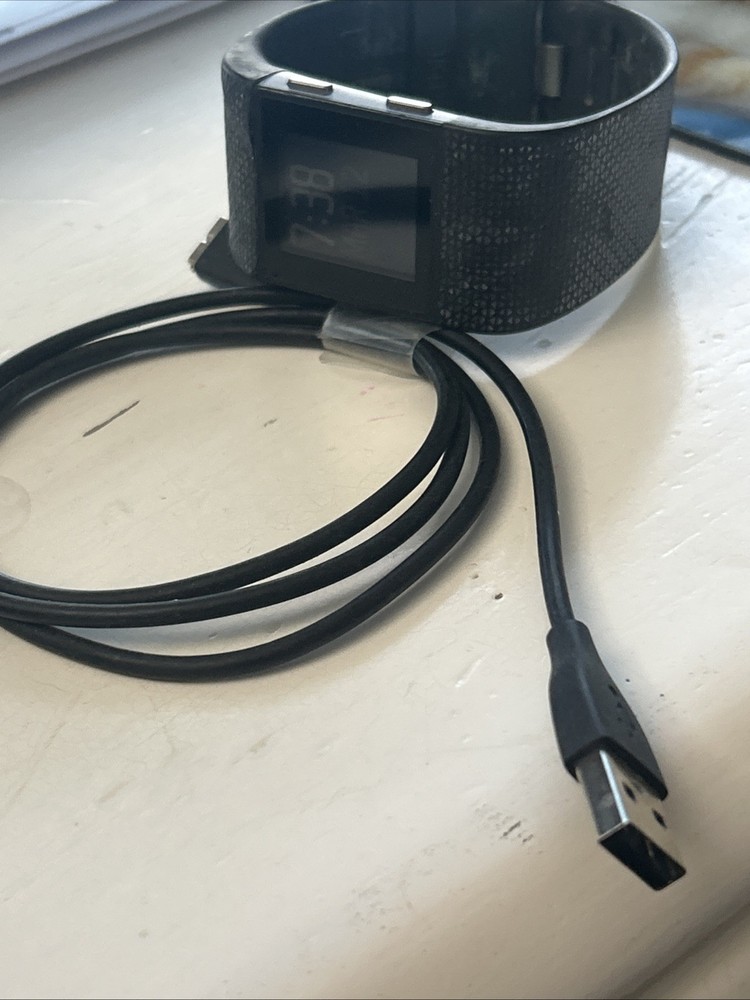 Fitbit Surge Wristband Activity Tracker, Large - Black