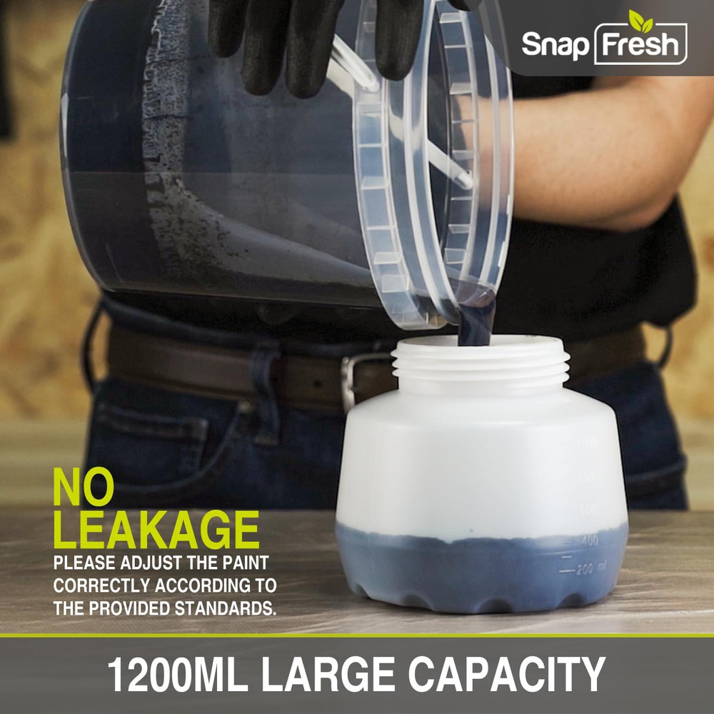 Replacement Paint Sprayer Container, 1200 ml, Compatible with 20V Cordless P...
