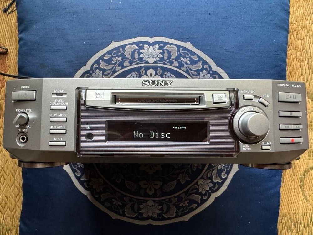 SONY MDSS50 MD Deck MDLP compatible Recorder Player working tested w/remote