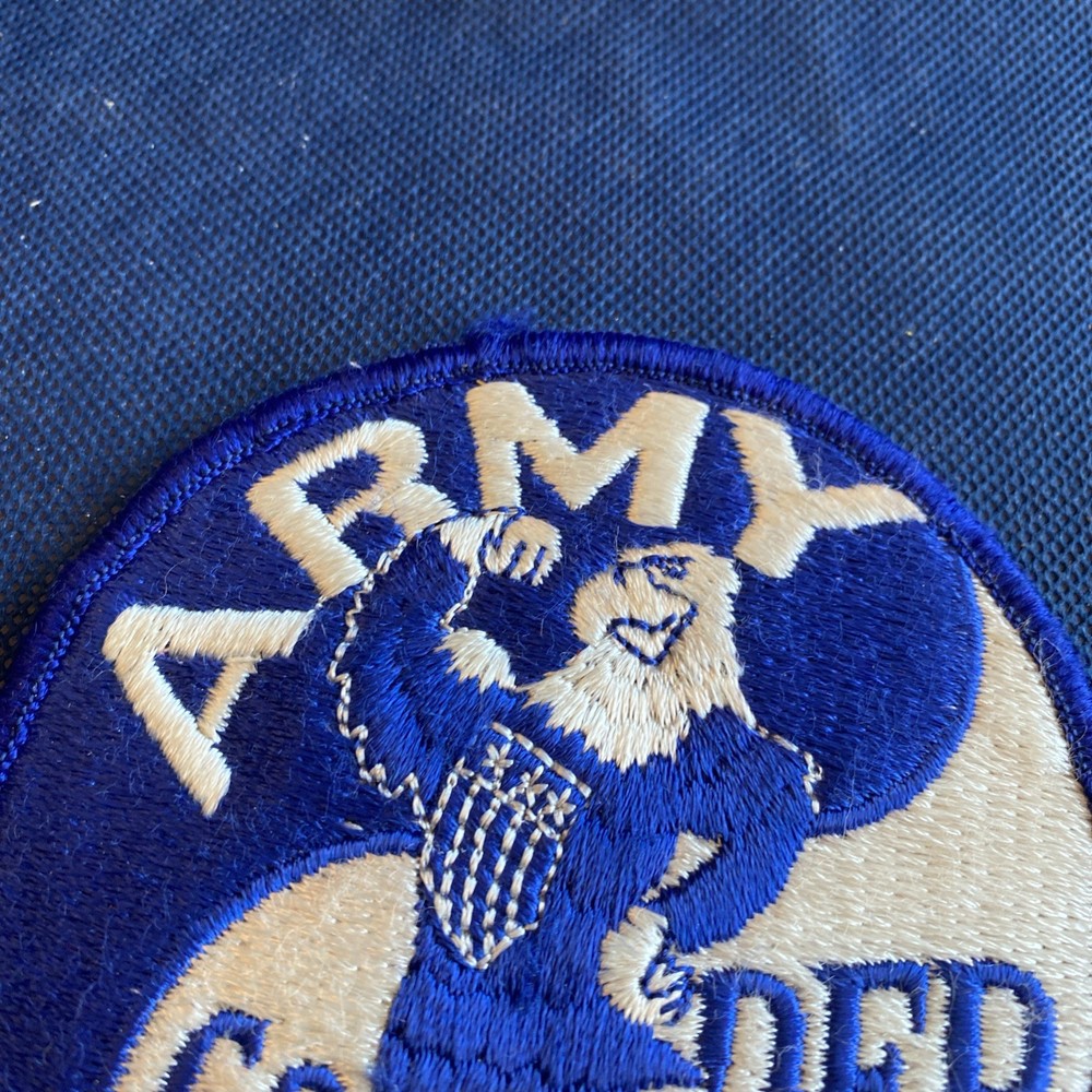 DELAYED ENTRY PROGRAM CLOTH PATCH U.S. ARMY EAGLE GO DEP VINTAGE MILITARY 4 Inch