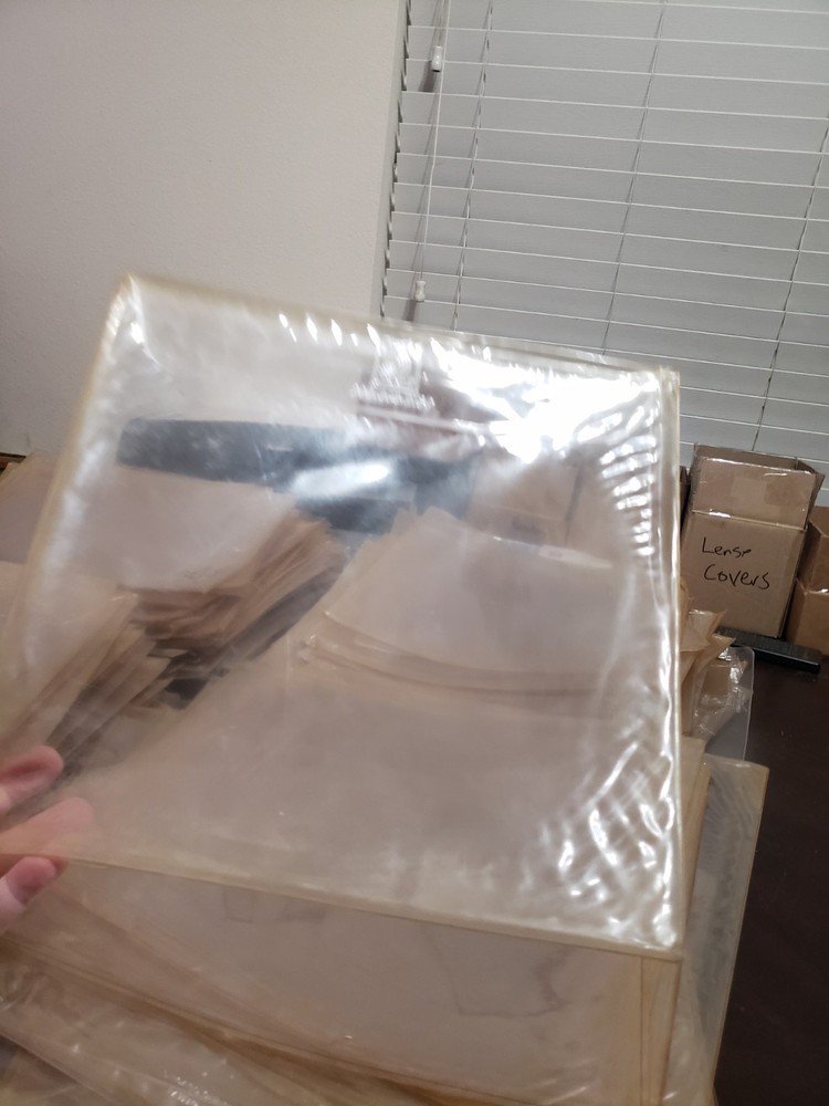 285 Dusty Dirty Laserdisc Sleeves Thick Protective Covers Outer Plastic