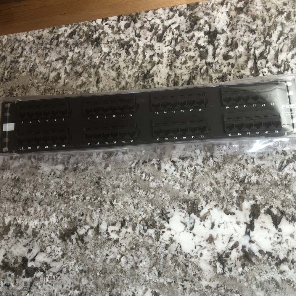 Genuine Tyco Electronics 406331-1 Netconnect Systems Cat 5e Patch Panel 48 Port