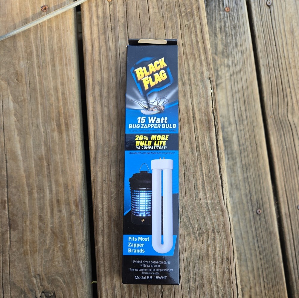 BLACK FLAG 15 Watt Bug Zapper Replacement Bulb | Model BB-15WHT  | NEW