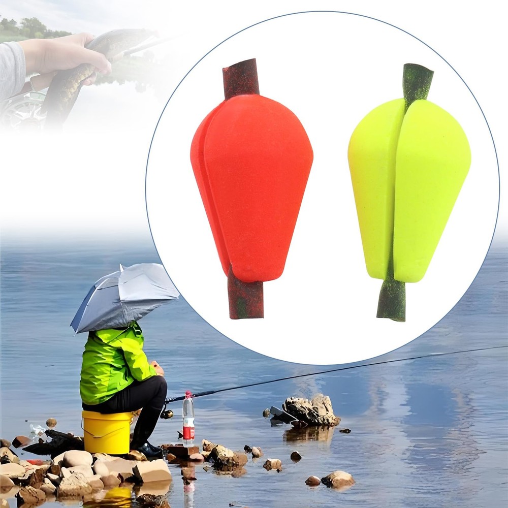 20 PCS Float Foam Fly Fishing Float Strike Indicator, Water Drop Bobber, Accs
