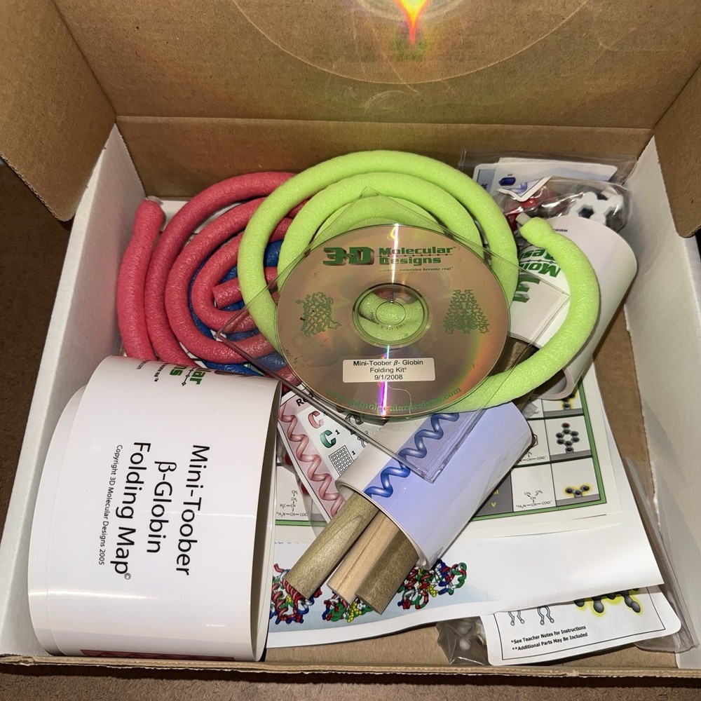 3D Molecular Designs Mini-Toober ß-Globin Folding Kit