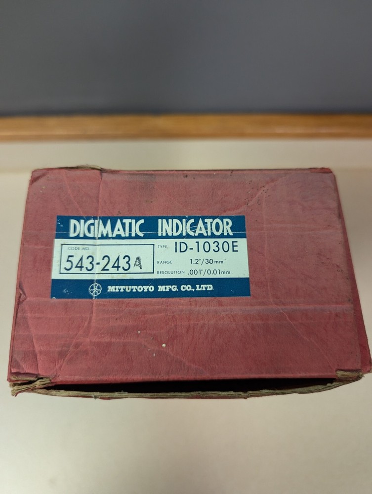 Digimatic Indicator 001-1.2" Mitutoyo 543-234A