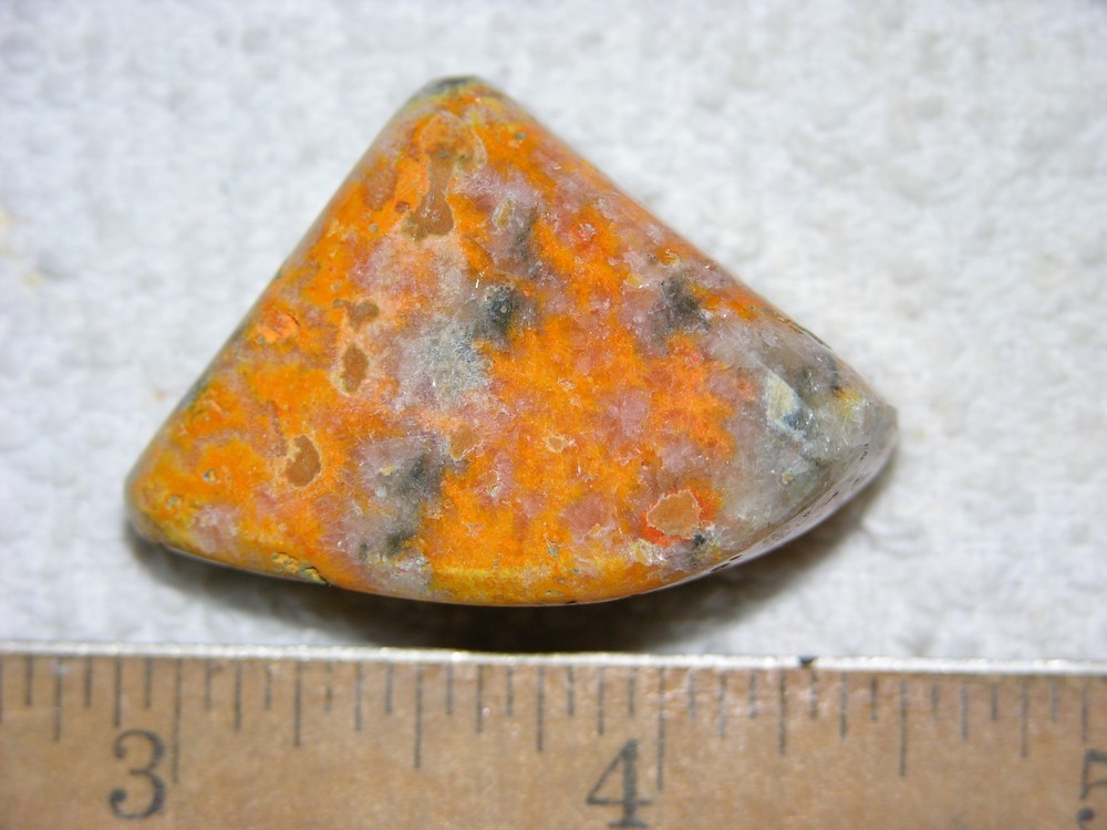 Bumble Bee Jasper all natural Indonesia polished 1.5 inch E59