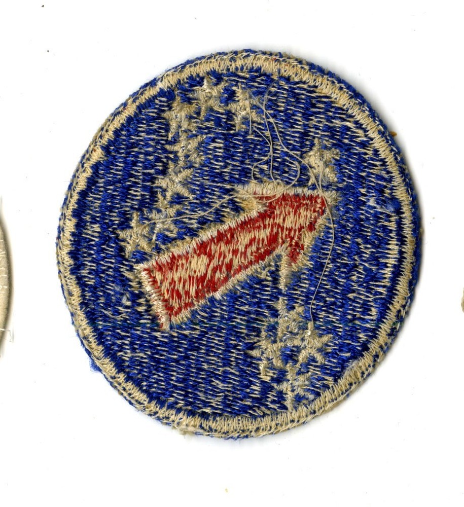 US Army Pacific Ocean Areas White Back Patch WWII Vintage