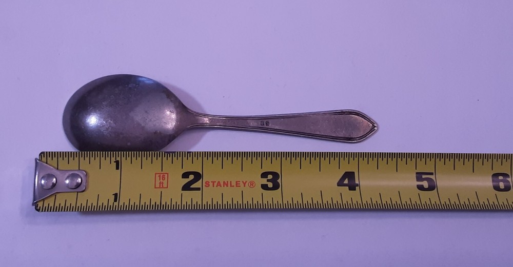 Wm. Rogers & Son AA Silver Plate 4.25 Inch Spoon