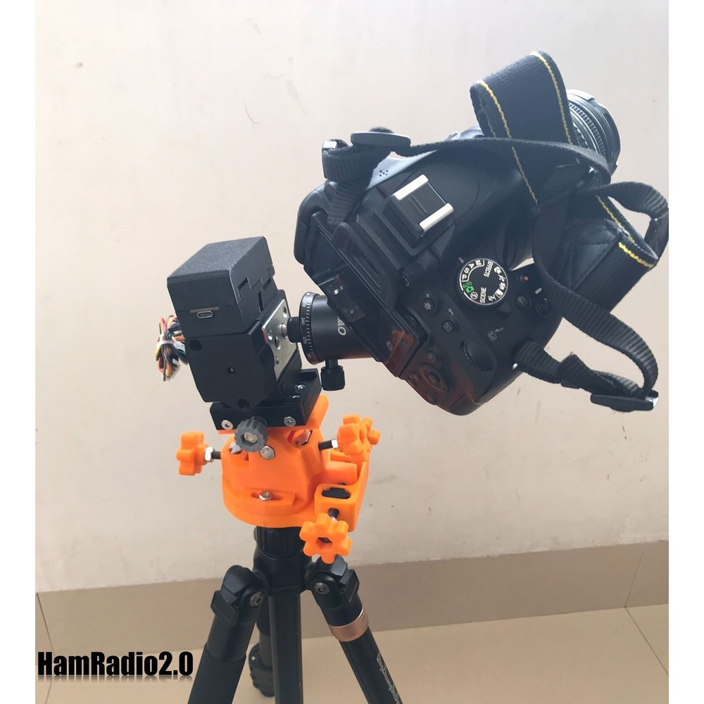 Nano Light Pocket Equatorial Mount + Latitude + Longitude Adjustment Base