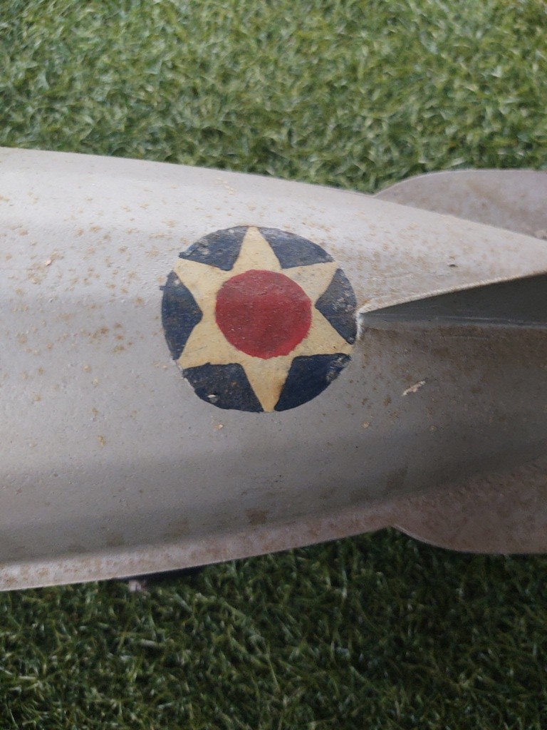 RARE 1930s Steelcraft akron graf zeppelin blimp airship pressed steel pull toy