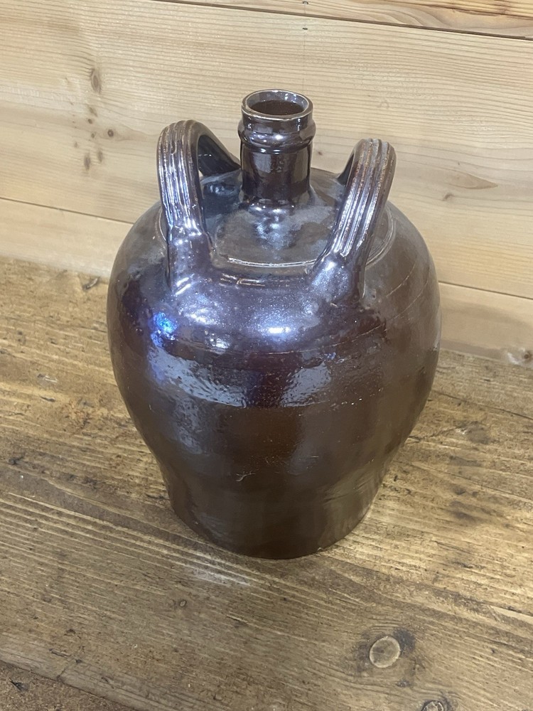 Antique Stoneware Oil Bottle