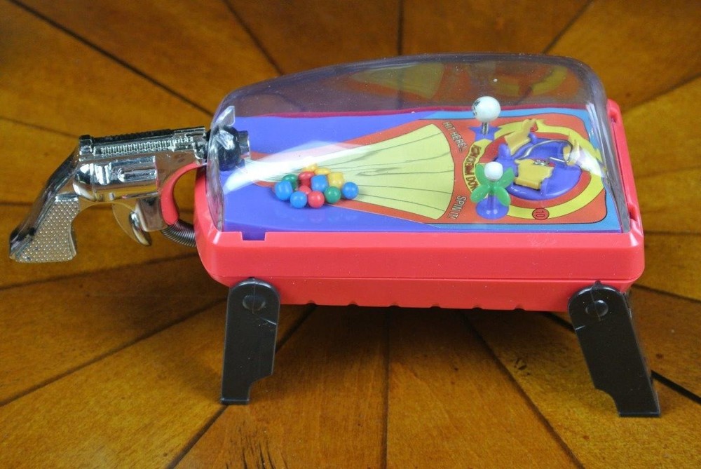 RARE 1998 Basic Fun Miniature ELECTRONIC SHOOTING GALLERY Bubble DOME