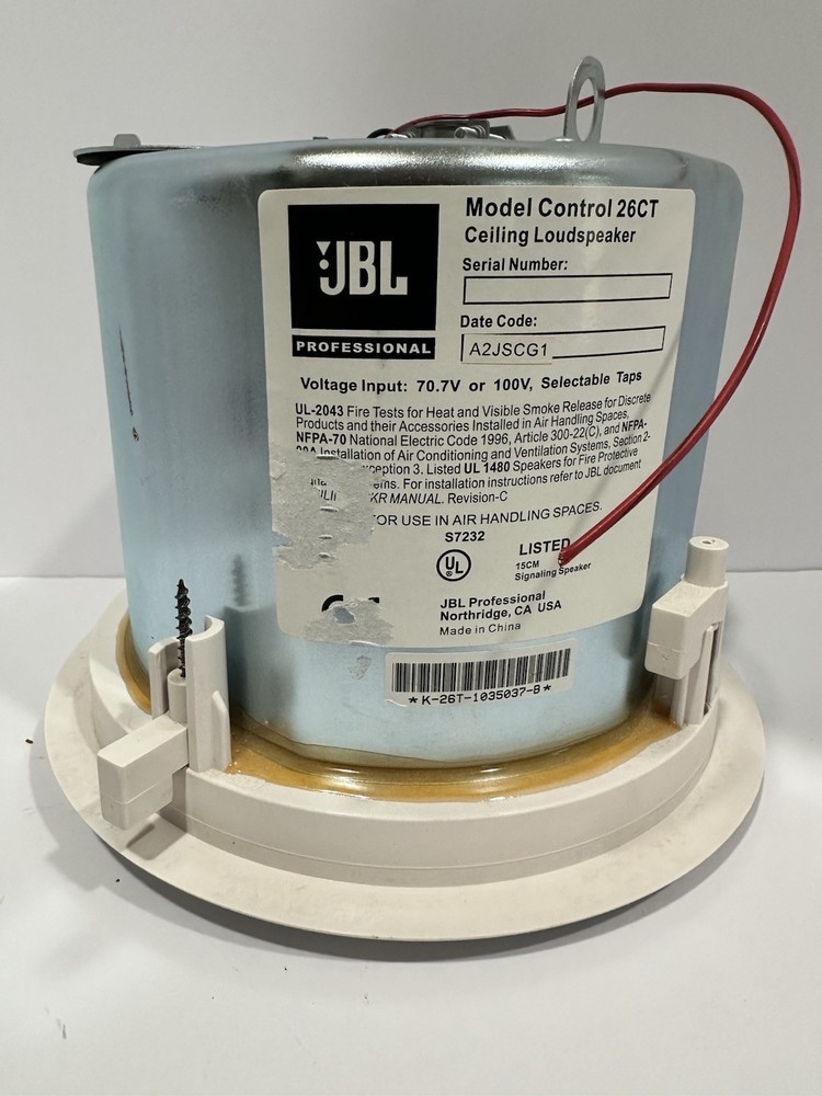 JBL Model Control 26CT Ceiling Loudspeaker 10"