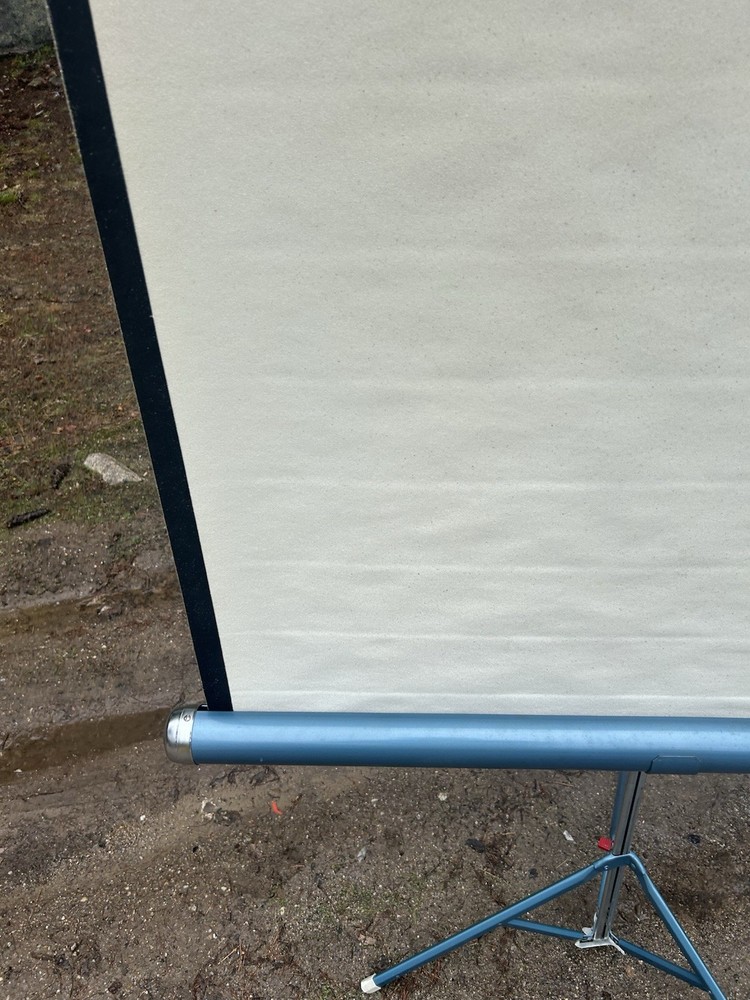 Vintage Da-Lite Comet Approx 40x38” Projection Screen EUC W/ Original Box