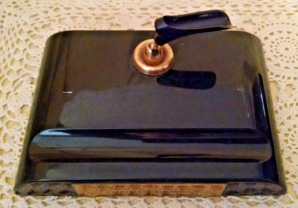 General Electric Pen Holder Specialty Control Dept No Injuries Sept 1954 1957