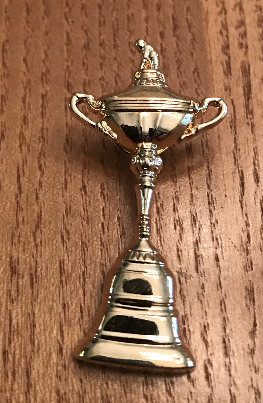 Undated RYDER CUP Golf Trophy LAPEL PIN 2” New!