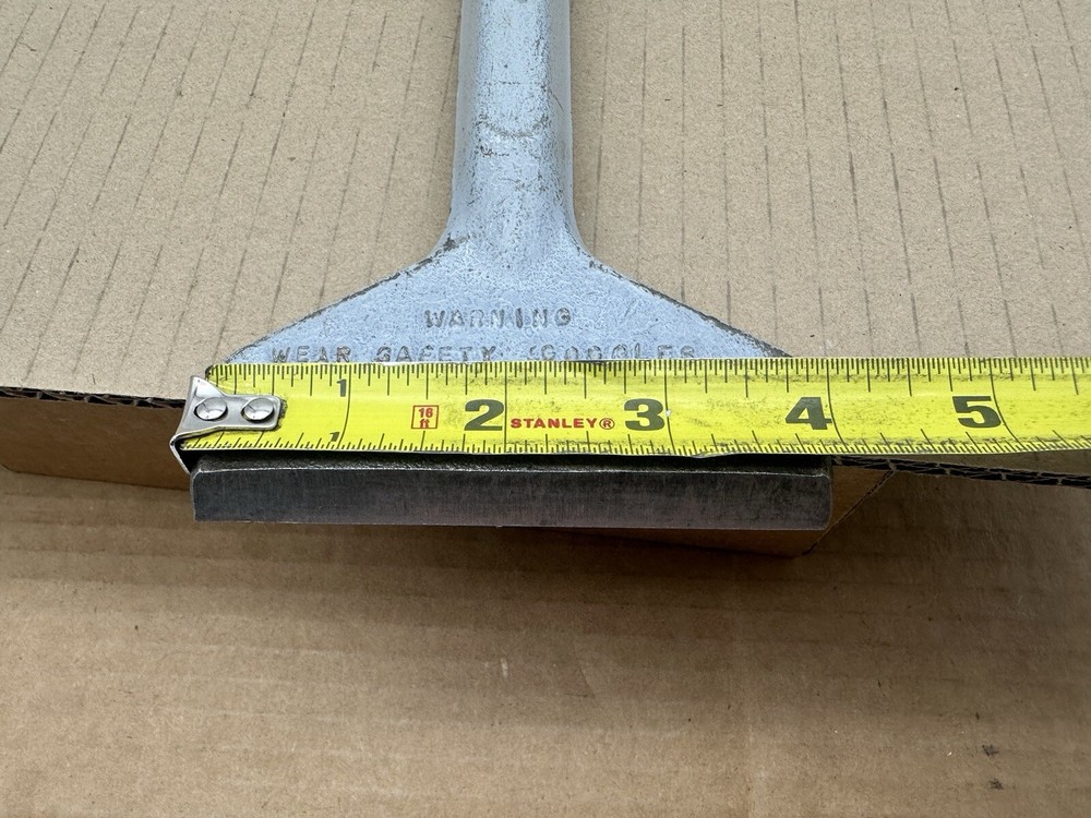 Dasco Pro 4" Face Brick Set Masonry Chisel 437 USA 7” Long Nice Shape
