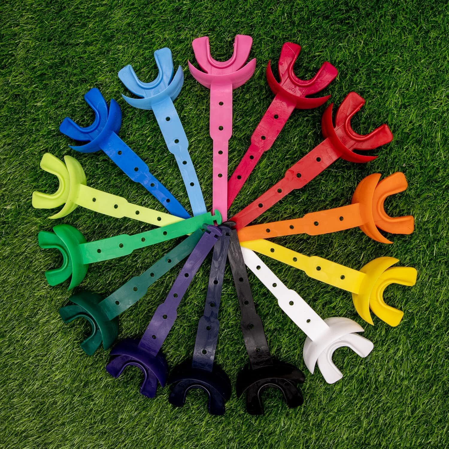 Vettex Double Mouthguard Lip Guard Protection Football Mouth Piece ADULT