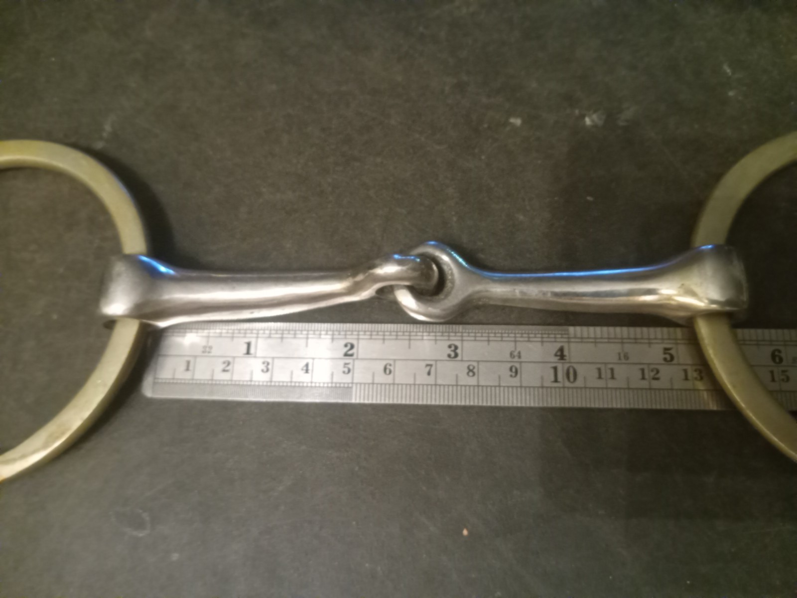 loose ring snaffle bit 5 in stainless mouth engraved nickel rings show bit