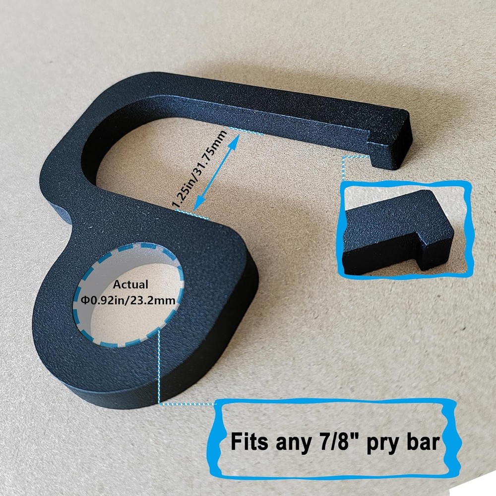 2 PCS Lower Control Arm Prying Tool Suspension Specialty Bushing Tool Black New