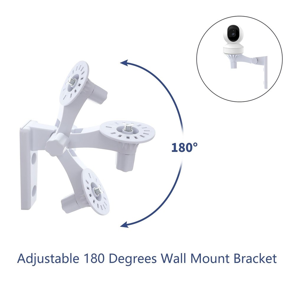 2 Pack Wall Mount Compatible with Reolink E1 Pro/ E1,180° Adjustable Camera Wall