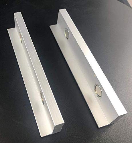 6 Inch Magnetic Vise Jaws for Secure Grip, Precision Workholding Tool