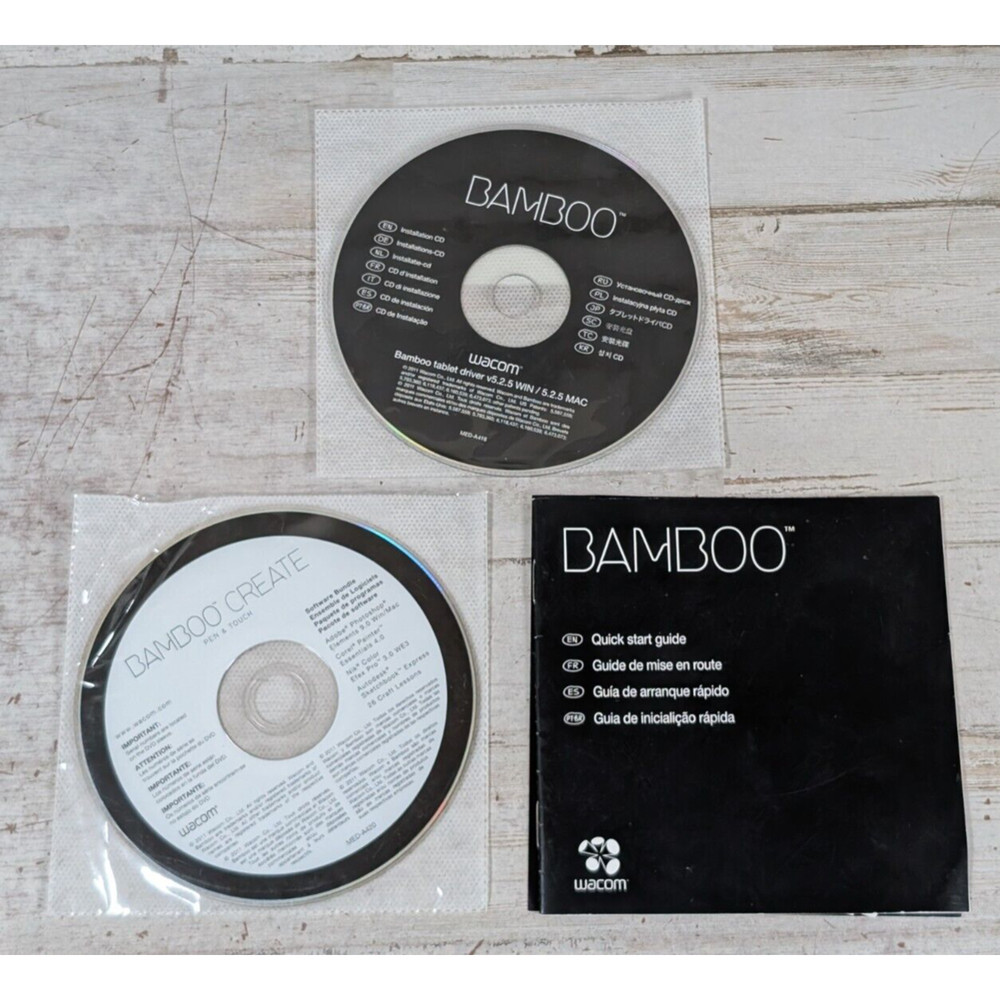 Wacom Bamboo Create Software Bundle Pen & Touch Disk
